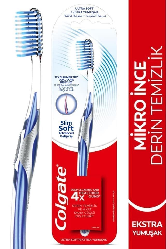 مسواک Colgate میکرو نازک تمیزکننده عمیق فوق نرم مسواک Colgate میکرو نازک تمیزکننده عمیق فوق نرم