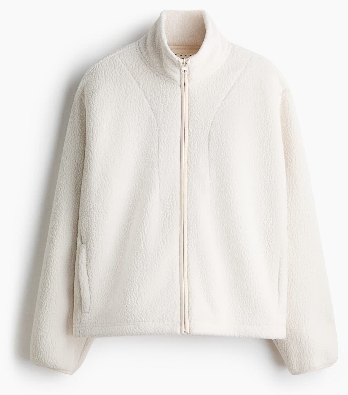 ژاکت ورزشی زنانه H&M از جنس پلوش ژاکت ورزشی زنانه H&M از جنس پلوش