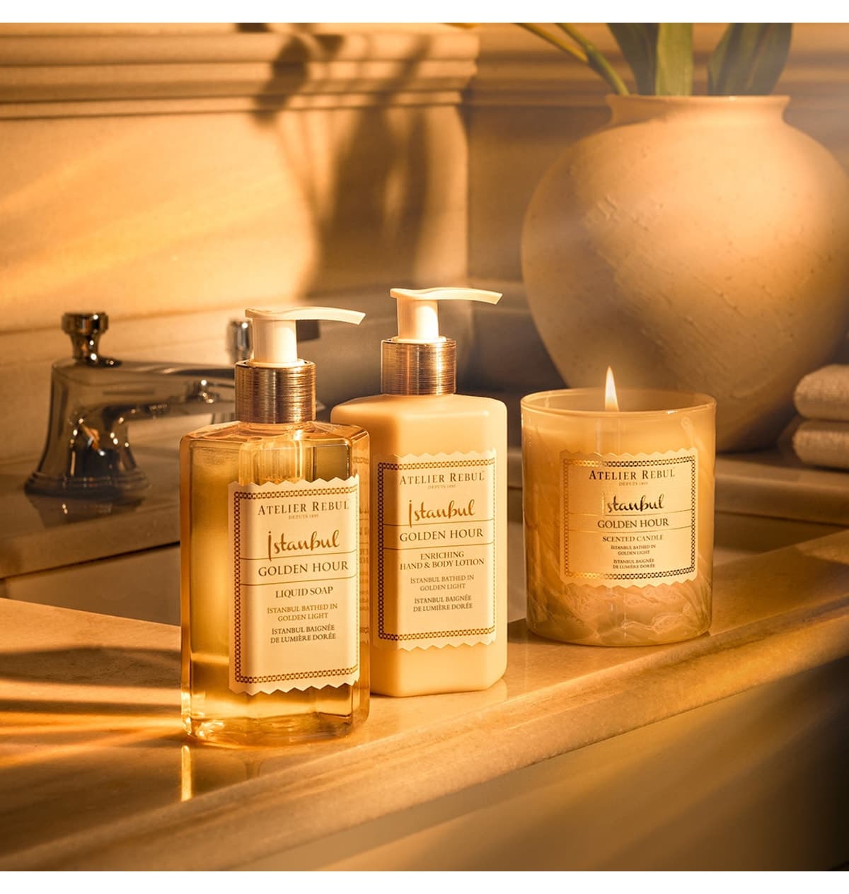 ژل دوش زنانه Atelier Rebul گلابی و وانیل İstanbul Golden Hour 250 ml ژل دوش زنانه Atelier Rebul گلابی و وانیل İstanbul Golden Hour 250 ml