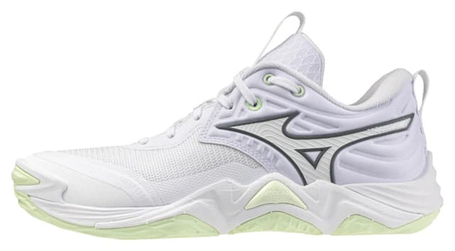 کفش والیبال زنانه Mizuno Wave Momentum Elite سفید کفش والیبال زنانه Mizuno Wave Momentum Elite سفید