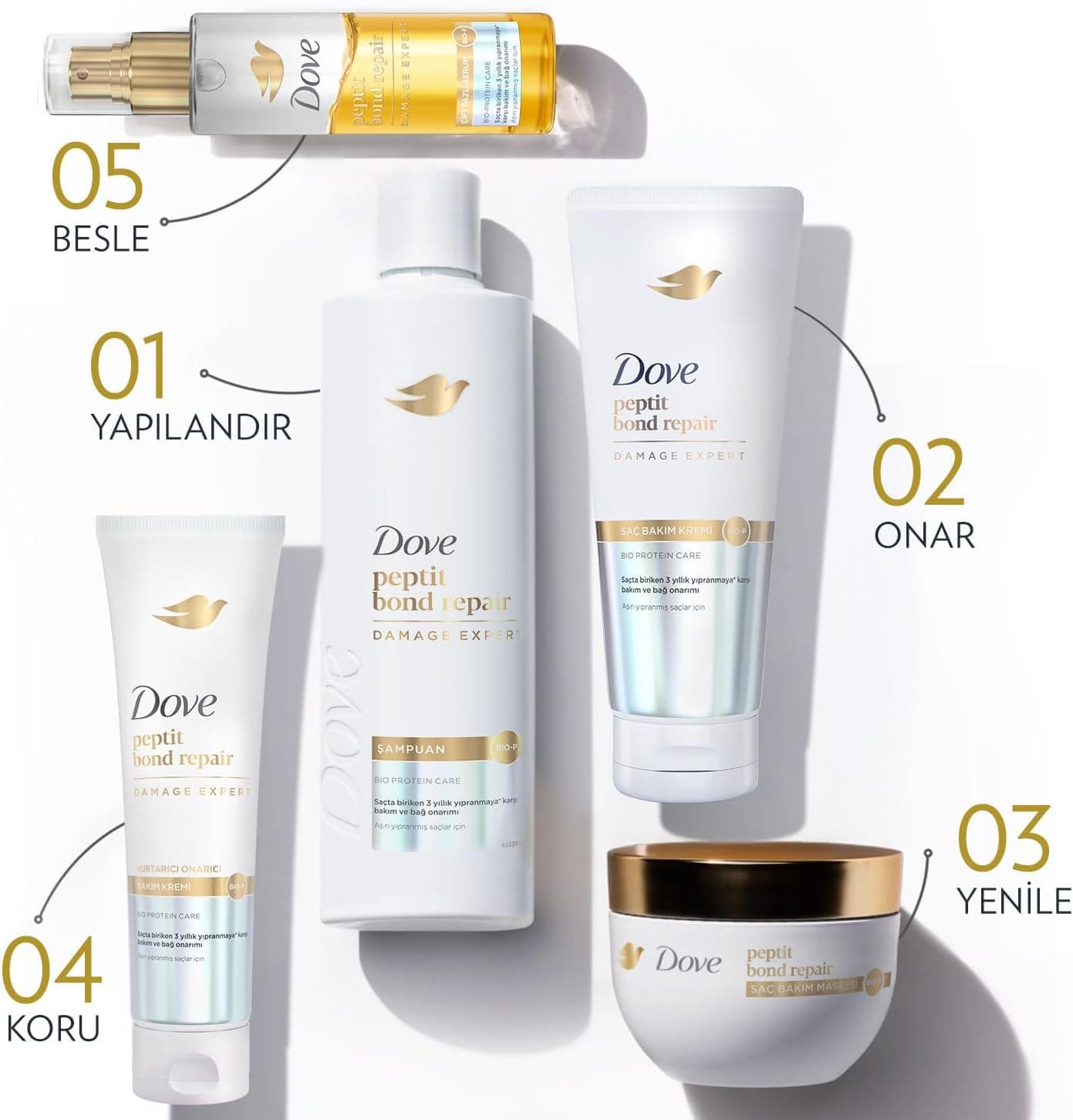 شampoo Dove Peptide Bond Repair 375ml شampoo Dove Peptide Bond Repair 375ml