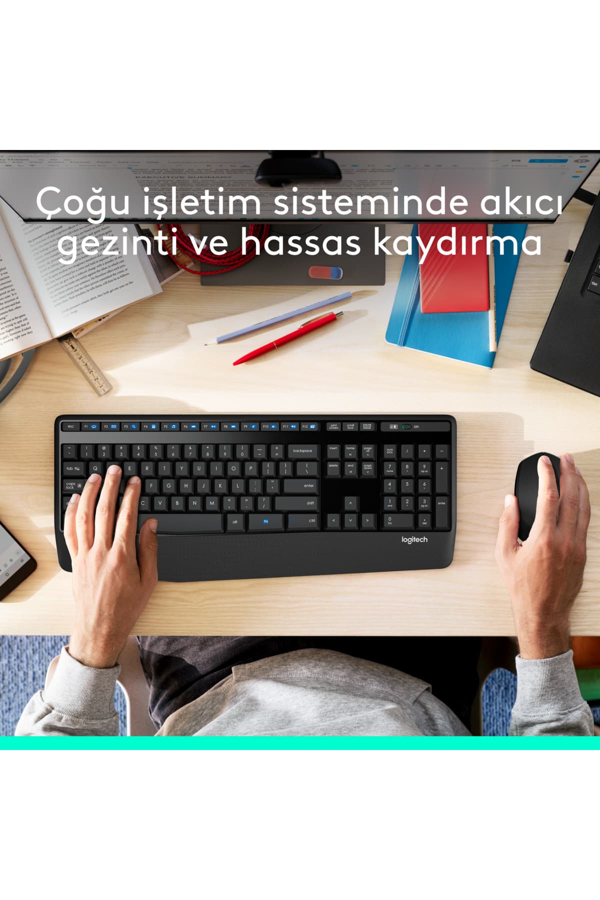 موس بیسیم اپتیکال راحت logitech مشکی مدل M280 910-004287 موس بیسیم اپتیکال راحت logitech مشکی مدل M280 910-004287