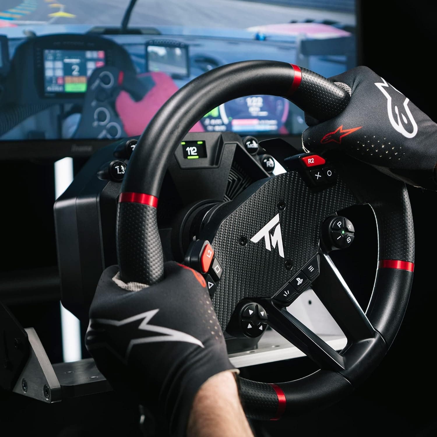 فرمان مسابقهای مخصوص PS5، PS4 و PC Thrustmaster با Direct Axial Drive و بازخورد نیرویی مدل T598 فرمان مسابقهای مخصوص PS5، PS4 و PC Thrustmaster با Direct Axial Drive و بازخورد نیرویی مدل T598