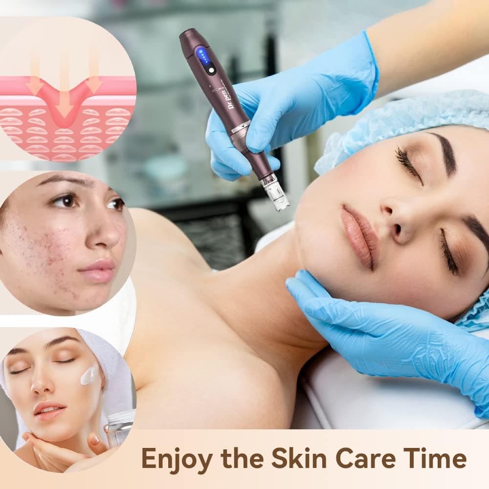 قلم میکرونیدلینگ Charme Princesse Dr.Pen A10 بیسیم با ۲۲ سوزن کارتریج یدکی مدل EM4801KIT-EU قلم میکرونیدلینگ Charme Princesse Dr.Pen A10 بیسیم با ۲۲ سوزن کارتریج یدکی مدل EM4801KIT-EU