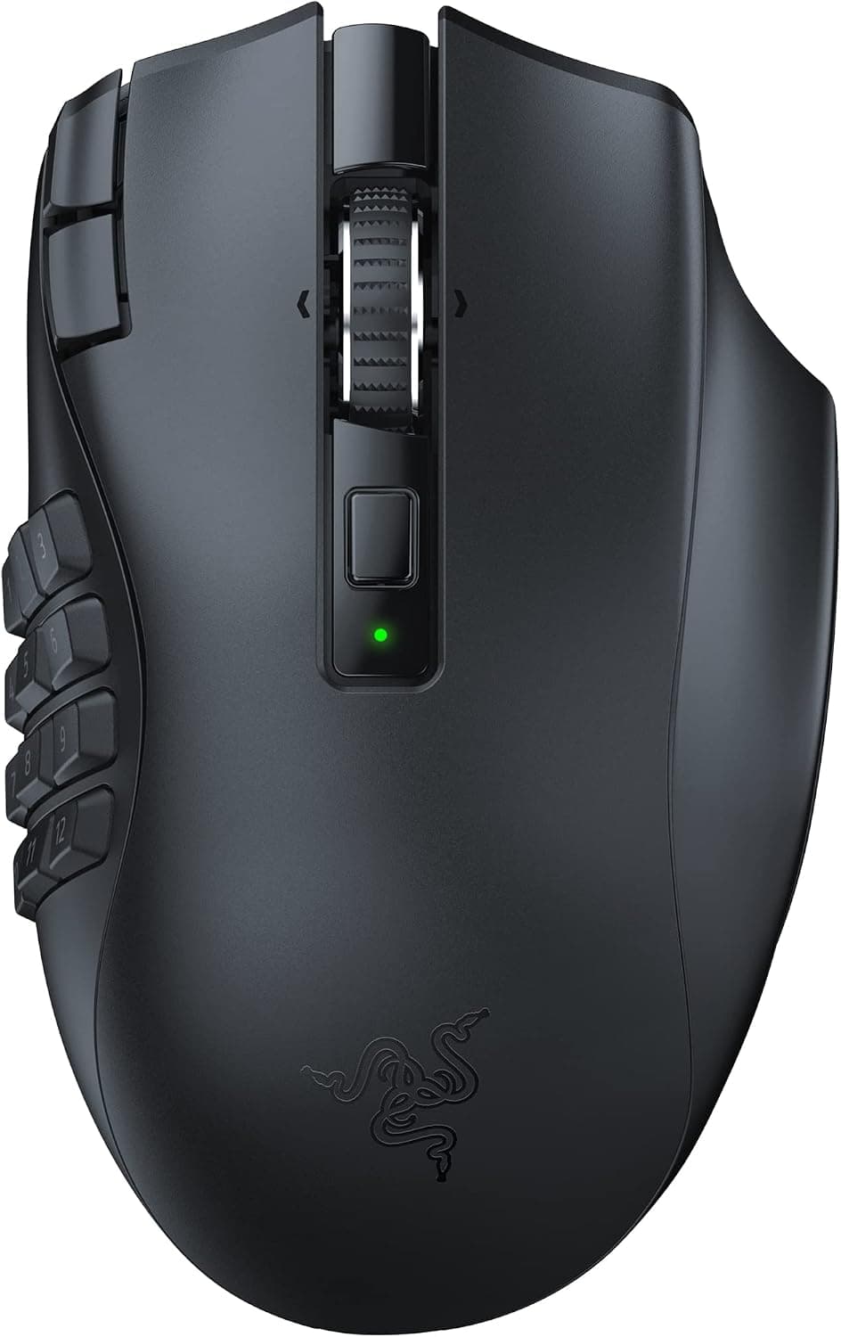 ماوس گیمینگ MMO ارگونومیک بیسیم Razer مشکی با 19 دکمه قابلبرنامهریزی Naga V2 HyperSpeed ماوس گیمینگ MMO ارگونومیک بیسیم Razer مشکی با 19 دکمه قابلبرنامهریزی Naga V2 HyperSpeed