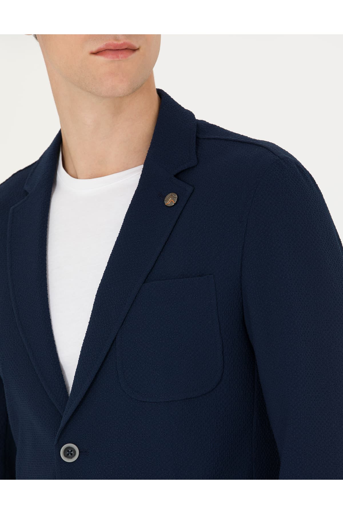 کت بلیزر مردانه Pierre Cardin سرمهای اکسترا اسلیم فیت مدل 50269735-VR033 کت بلیزر مردانه Pierre Cardin سرمهای اکسترا اسلیم فیت مدل 50269735-VR033