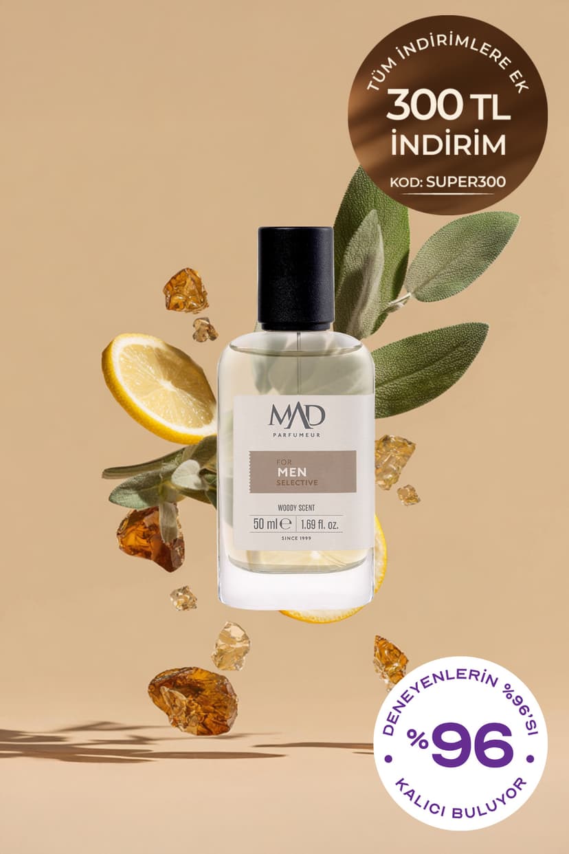 عطر مردانه Mad Parfüm Selective 50 ml مدل A105 عطر مردانه Mad Parfüm Selective 50 ml مدل A105