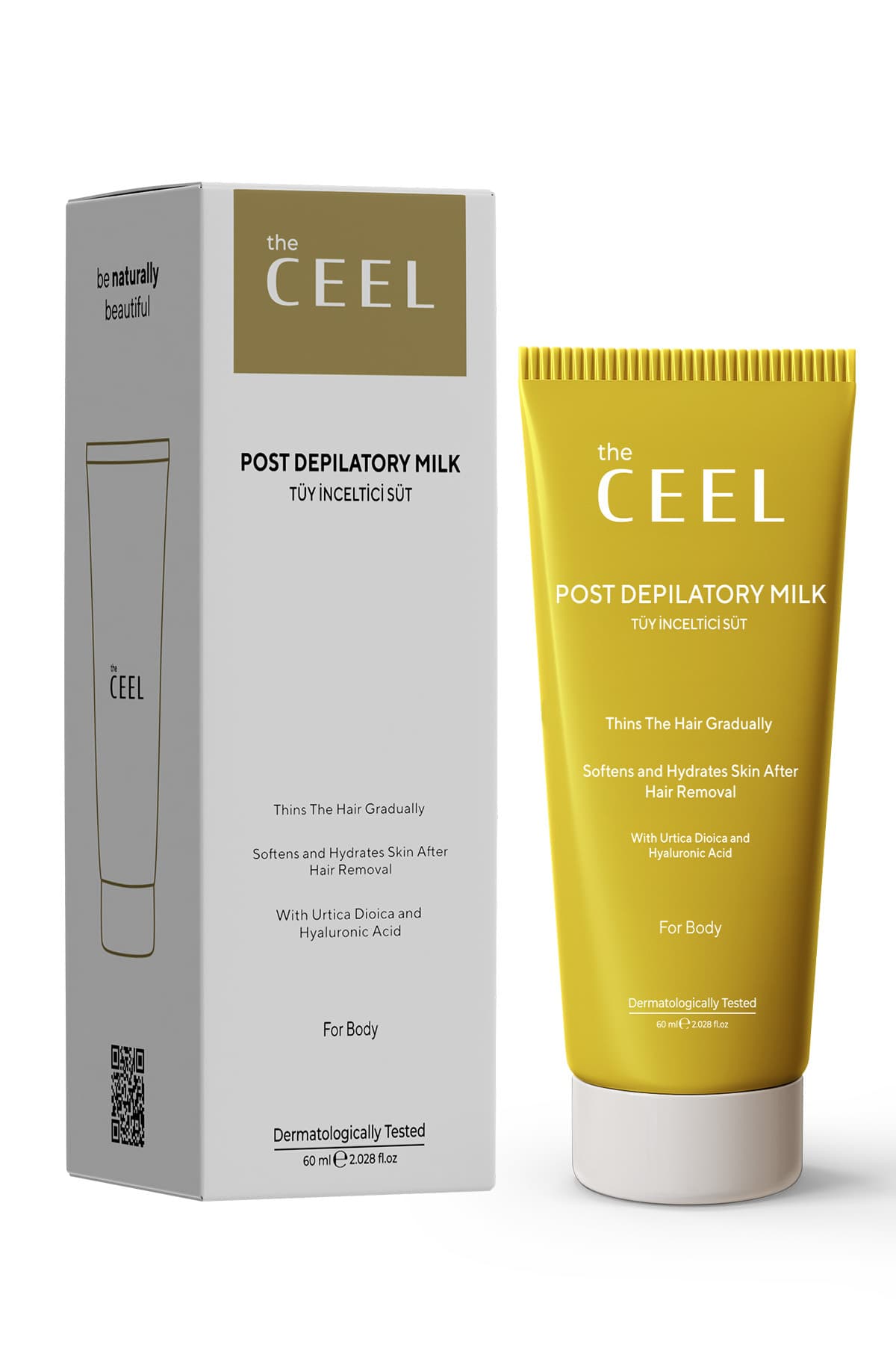 شیر کاهشدهنده موهای زائد و مرطوبکننده The Ceel با عصاره گزنه و اسید هیالورونیک 60 ml شیر کاهشدهنده موهای زائد و مرطوبکننده The Ceel با عصاره گزنه و اسید هیالورونیک 60 ml