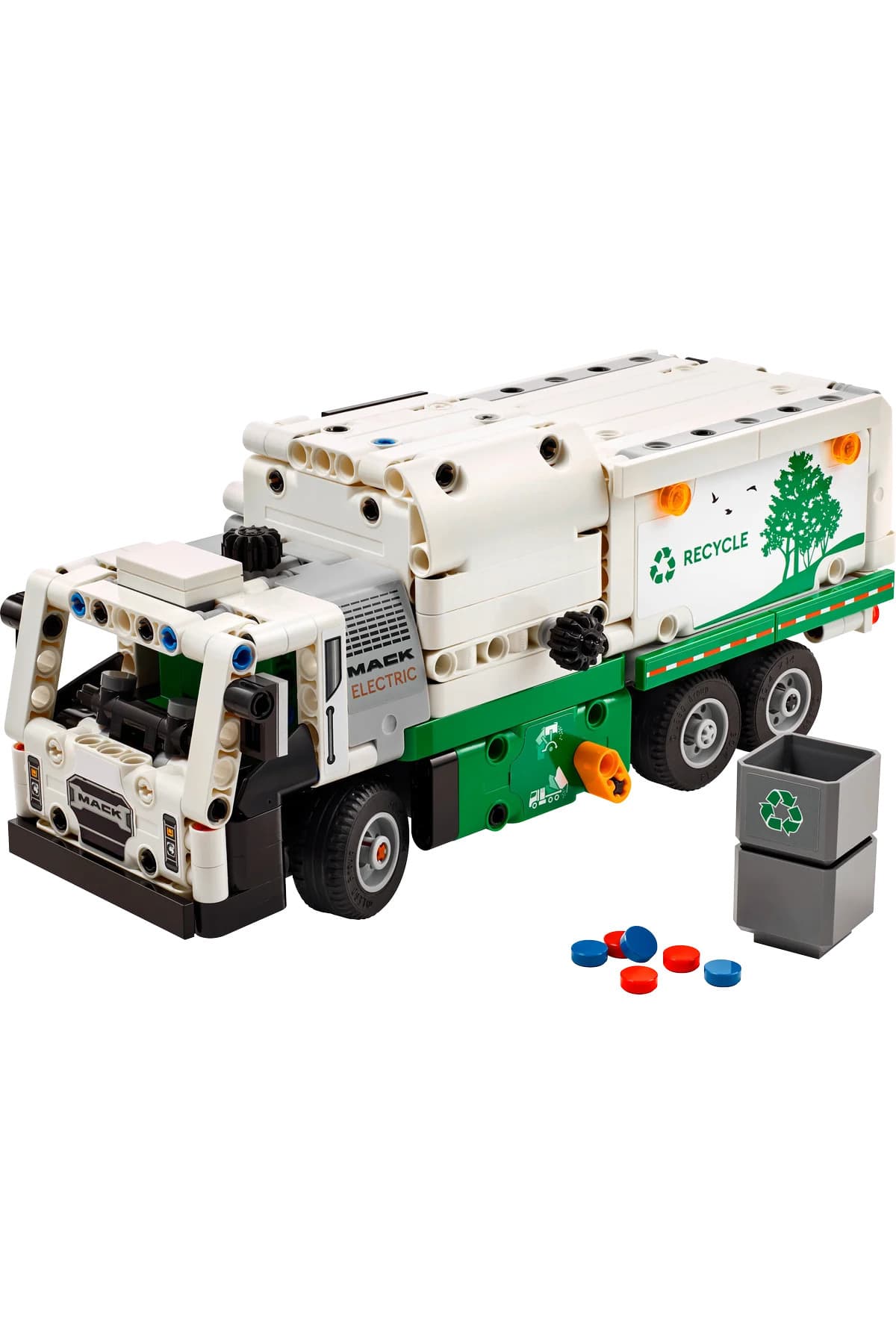 مجموعه ساخت کامیون حمل زباله لگو Technic Mack LR Electric مدل 42167 مناسب 8+ (503 قطعه) مجموعه ساخت کامیون حمل زباله لگو Technic Mack LR Electric مدل 42167 مناسب 8+ (503 قطعه)