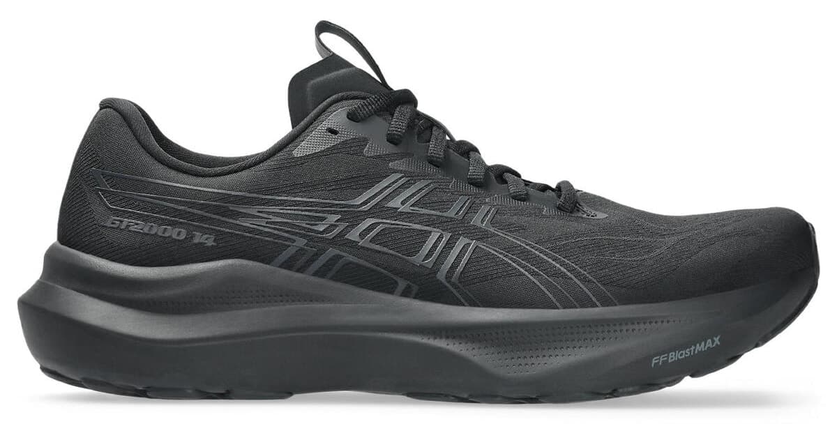 کفش دویدن مردانه Asics مشکی خاکستری مدل GT-2000 14 1011C056-002 کفش دویدن مردانه Asics مشکی خاکستری مدل GT-2000 14 1011C056-002