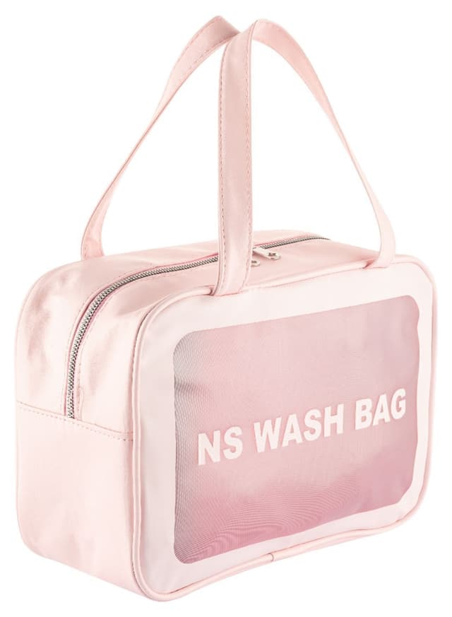 کیف آرایشی شفاف پسرانه NS reliable مسافرتی سایز L کیف آرایشی شفاف پسرانه NS reliable مسافرتی سایز L