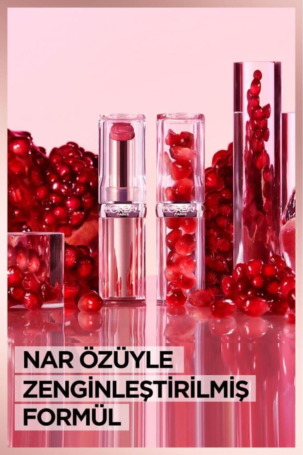 رژ لب Balm-in-lipstick L'Oréal Paris Glow Paradise درخشان نود بهشتی مدل 191 رژ لب Balm-in-lipstick L'Oréal Paris Glow Paradise درخشان نود بهشتی مدل 191