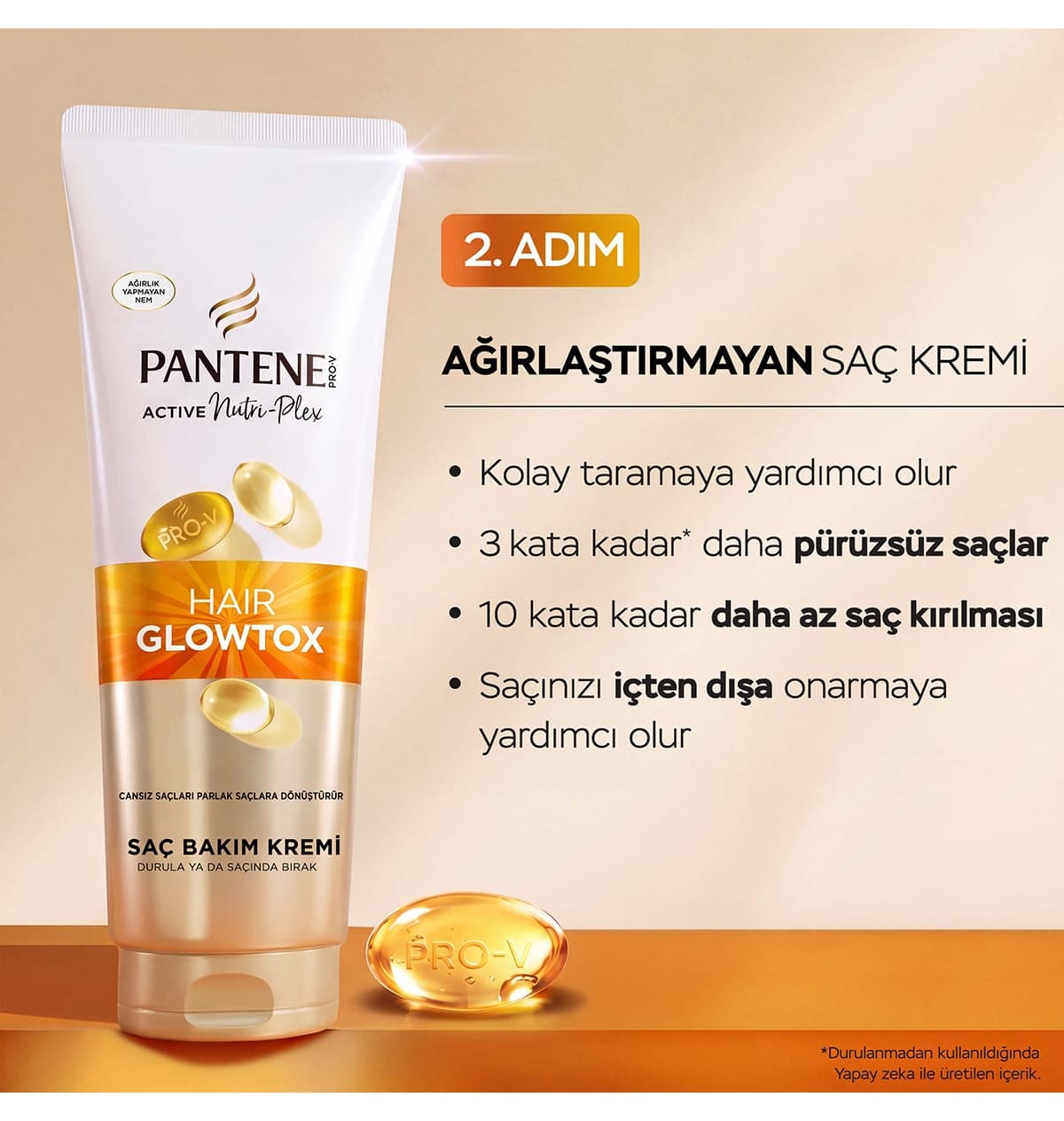 کرم مراقبت مو Pantene Hair Glowtox براقکننده و ترمیمکننده موهای مات و آسیبدیده 3×275ml کرم مراقبت مو Pantene Hair Glowtox براقکننده و ترمیمکننده موهای مات و آسیبدیده 3×275ml