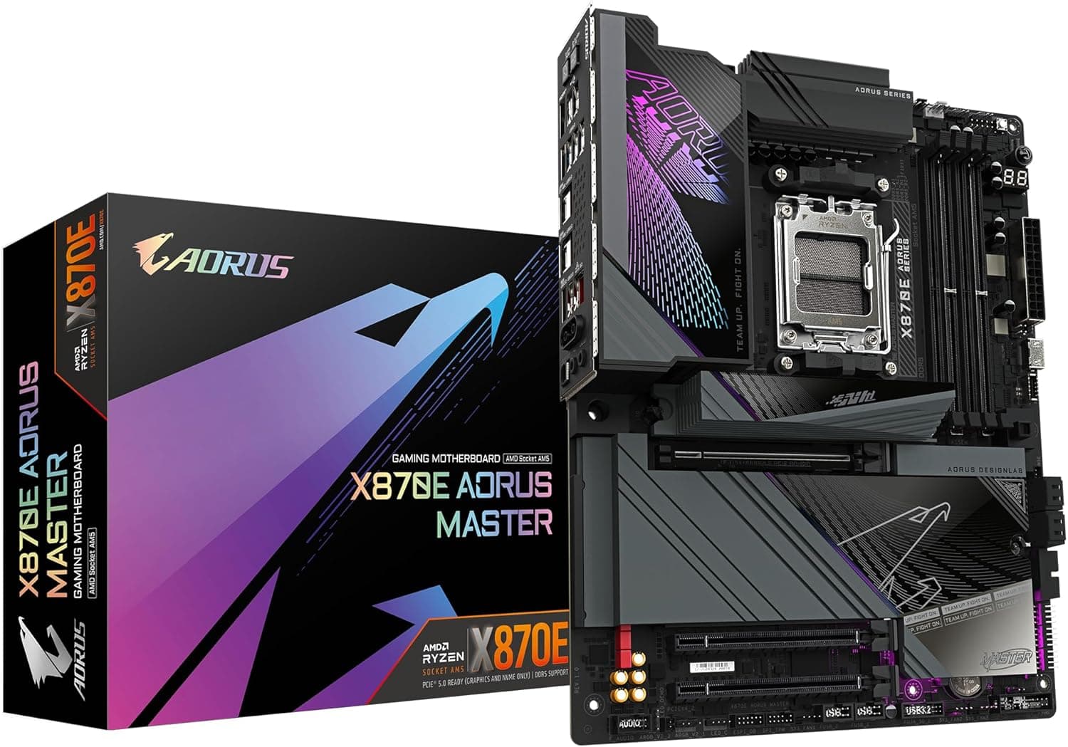 مادربرد GIGABYTE مدل X870E EAGLE X3D WIFI7 سازگار با AMD Ryzen 9000 مادربرد GIGABYTE مدل X870E EAGLE X3D WIFI7 سازگار با AMD Ryzen 9000