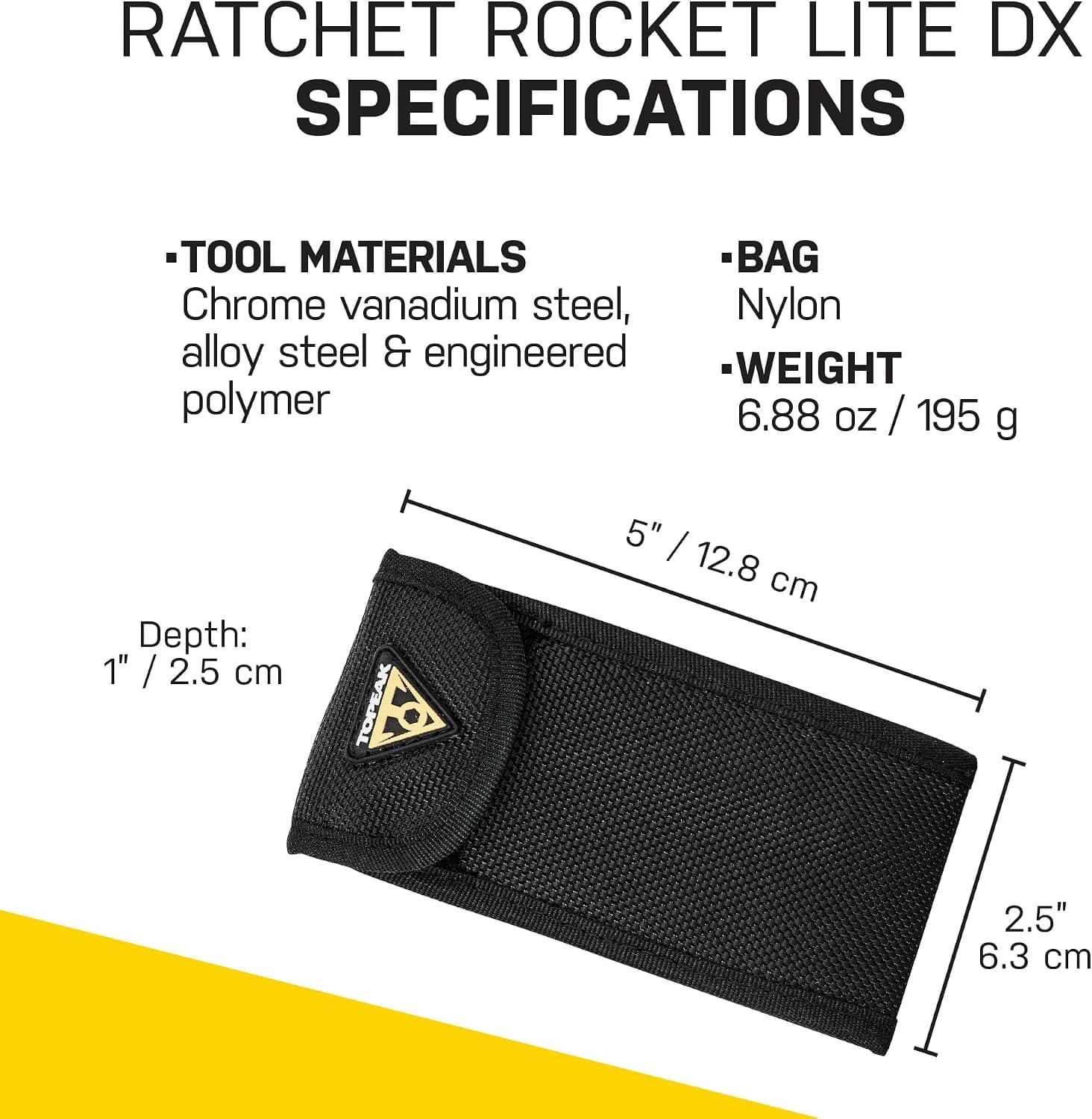 ابزار جغجغهای Topeak Ratchet Rocket Lite DX مشکی 12 ابزار جغجغهای Topeak Ratchet Rocket Lite DX مشکی 12