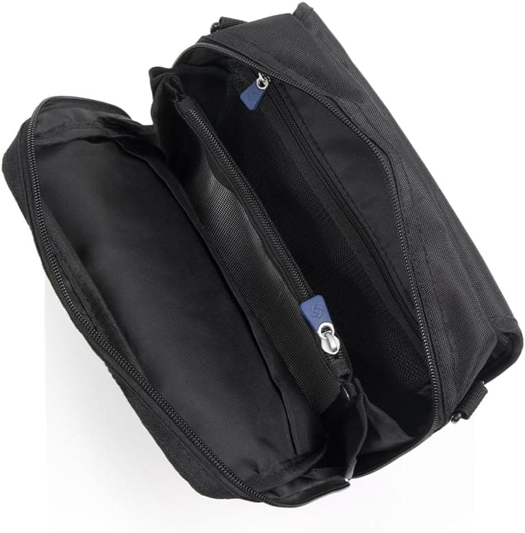کیف Samsonite پلیاستر 100% مشکی با بند شانهای جداشونده مدل Excursion کیف Samsonite پلیاستر 100% مشکی با بند شانهای جداشونده مدل Excursion
