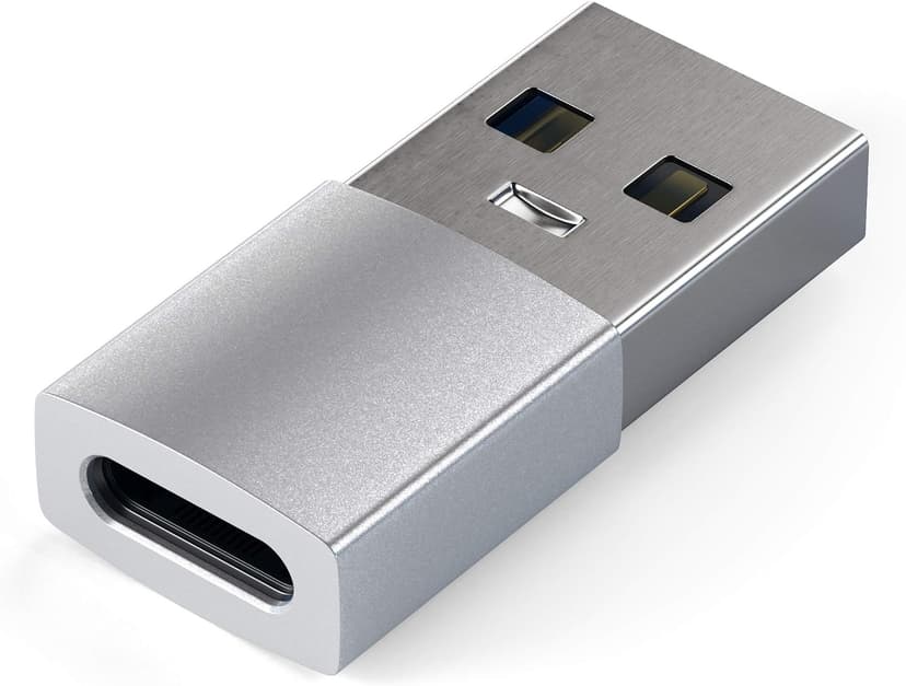 آداپتور SATECHI مبدل USB-A به USB-C با شارژ Power Delivery مسافرتی نقرهای آداپتور SATECHI مبدل USB-A به USB-C با شارژ Power Delivery مسافرتی نقرهای