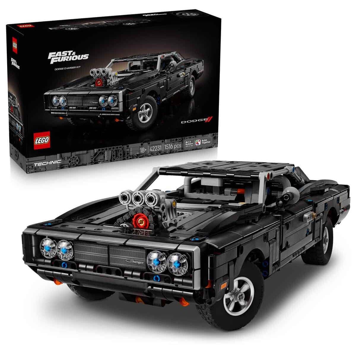 لگو Technic Fast and Furious Dodge Charger R ماشین برای بزرگسالان /T مدل 42231 لگو Technic Fast and Furious Dodge Charger R ماشین برای بزرگسالان /T مدل 42231