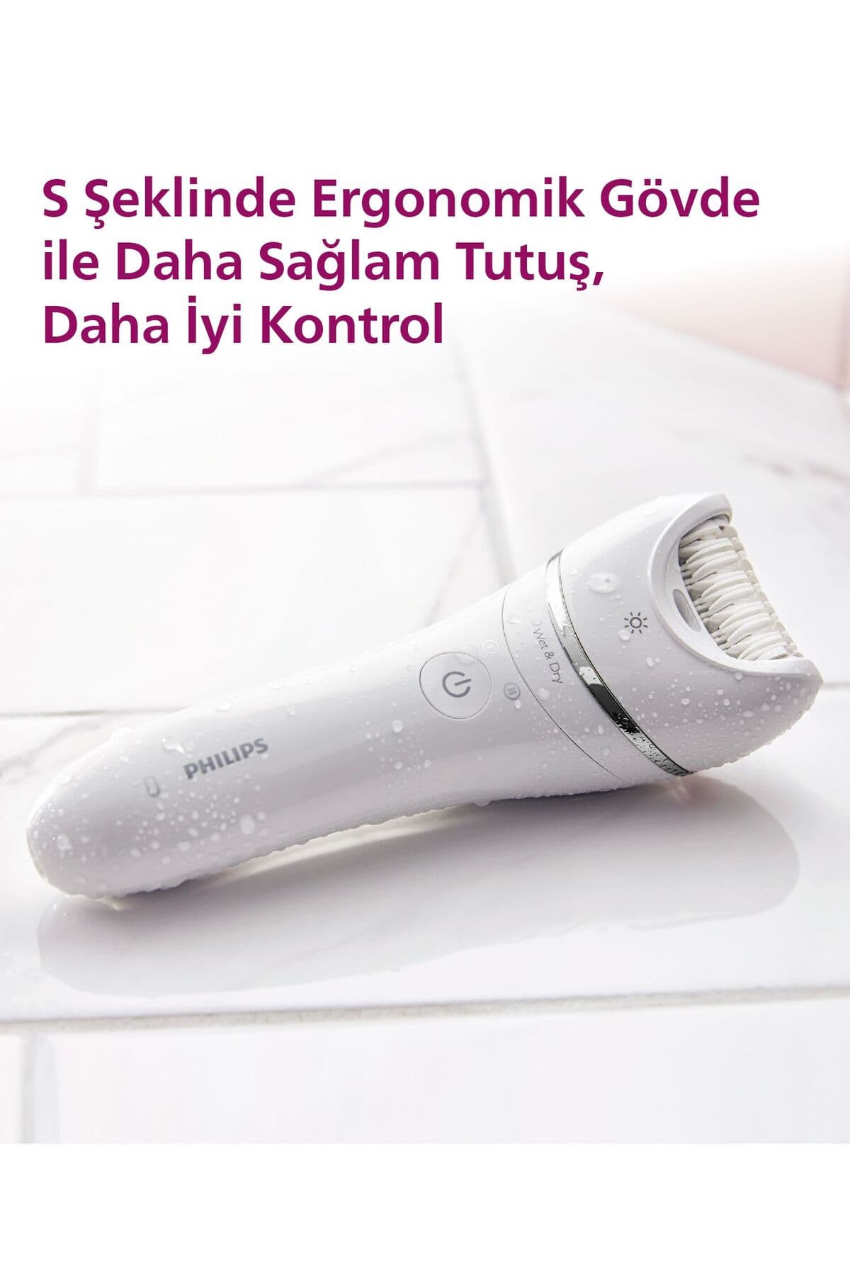 اپیلاتور Philips مناسب صورت، زیربغل، ناحیه بیکینی و پا، خشک و مرطوب، چراغدار، بیسیم مدل BRE700/05 اپیلاتور Philips مناسب صورت، زیربغل، ناحیه بیکینی و پا، خشک و مرطوب، چراغدار، بیسیم مدل BRE700/05