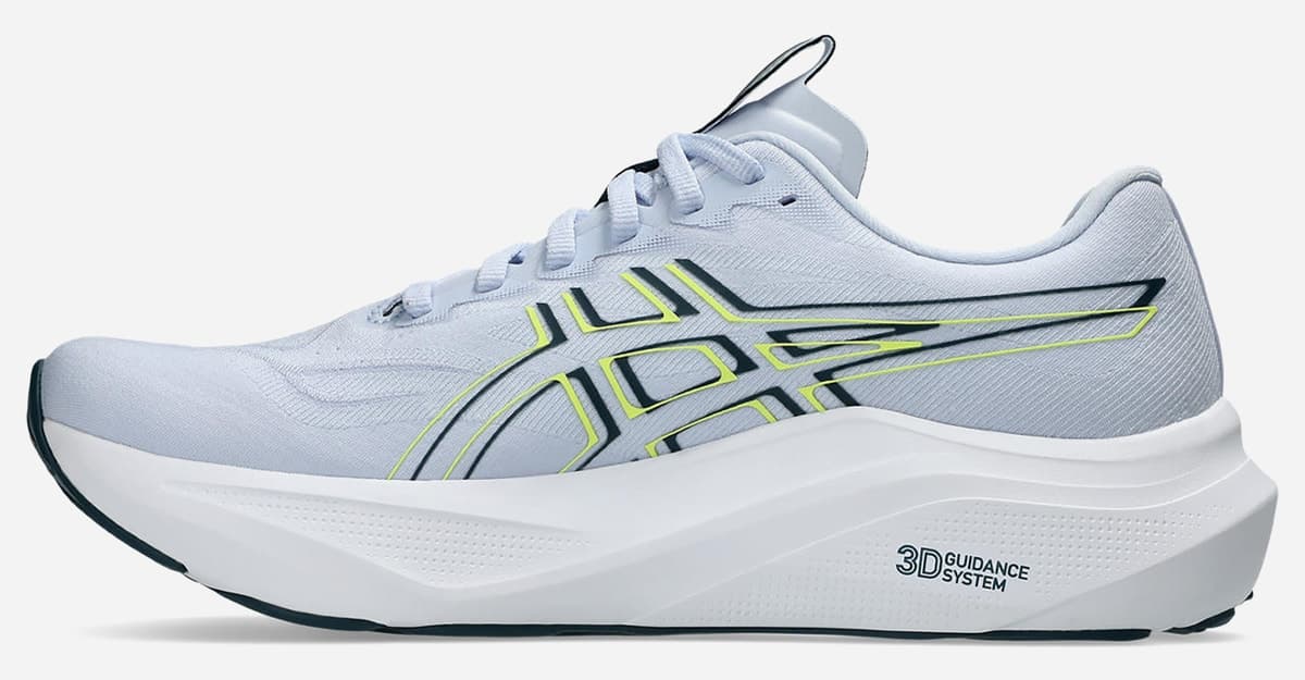 کفش دویدن مردانه Asics آبی زرد مدل GT-2000 14 1011C056-400 کفش دویدن مردانه Asics آبی زرد مدل GT-2000 14 1011C056-400