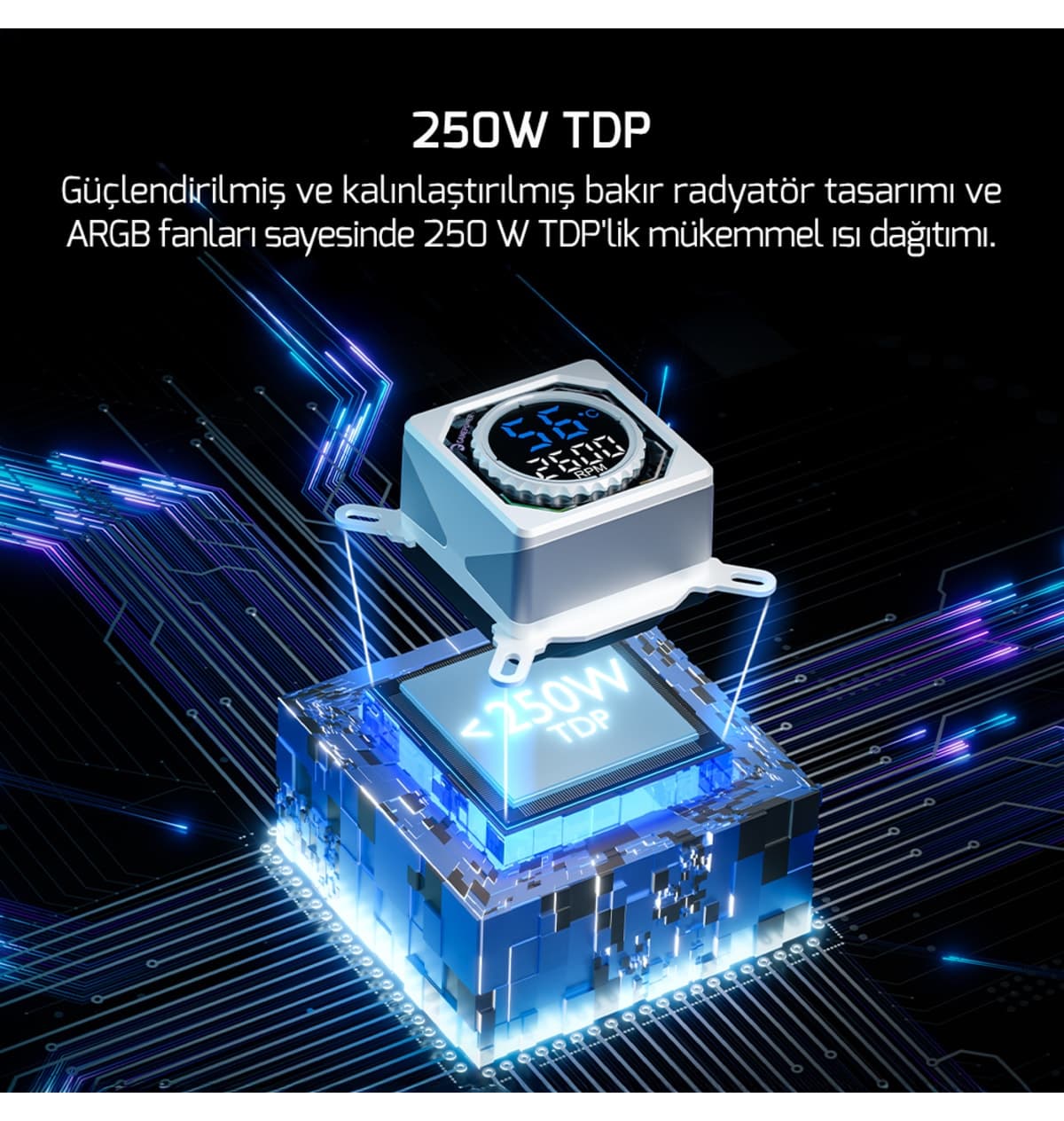 خنککننده مایع CPU Gamepower سفید ARGB لوله RGB 240mm مدل Skadi Square 240 خنککننده مایع CPU Gamepower سفید ARGB لوله RGB 240mm مدل Skadi Square 240