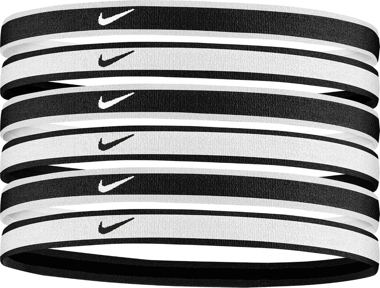 هدبند مردانه Nike Swoosh Sport 6 Pk سیاه/سفید سایز استاندارد هدبند مردانه Nike Swoosh Sport 6 Pk سیاه/سفید سایز استاندارد