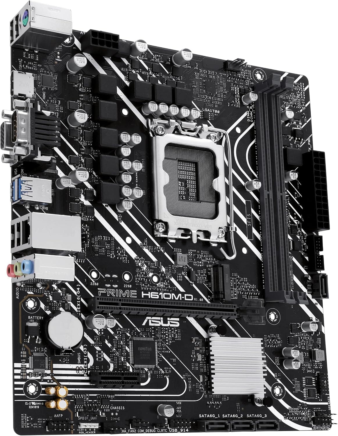 مادربورد ASUS سوکت Intel LGA1700 فرم فاکتور mATX مدل PRIME H610M-D مادربورد ASUS سوکت Intel LGA1700 فرم فاکتور mATX مدل PRIME H610M-D
