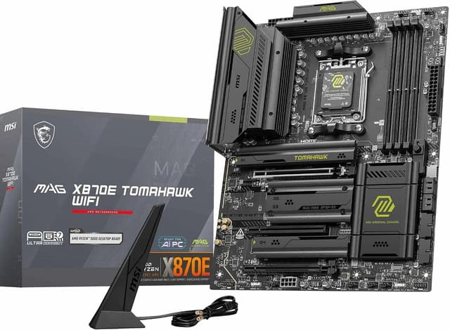 مادربرد MSI ATX سوکت AM5 مدل MAG X870E TOMAHAWK WIFI مادربرد MSI ATX سوکت AM5 مدل MAG X870E TOMAHAWK WIFI