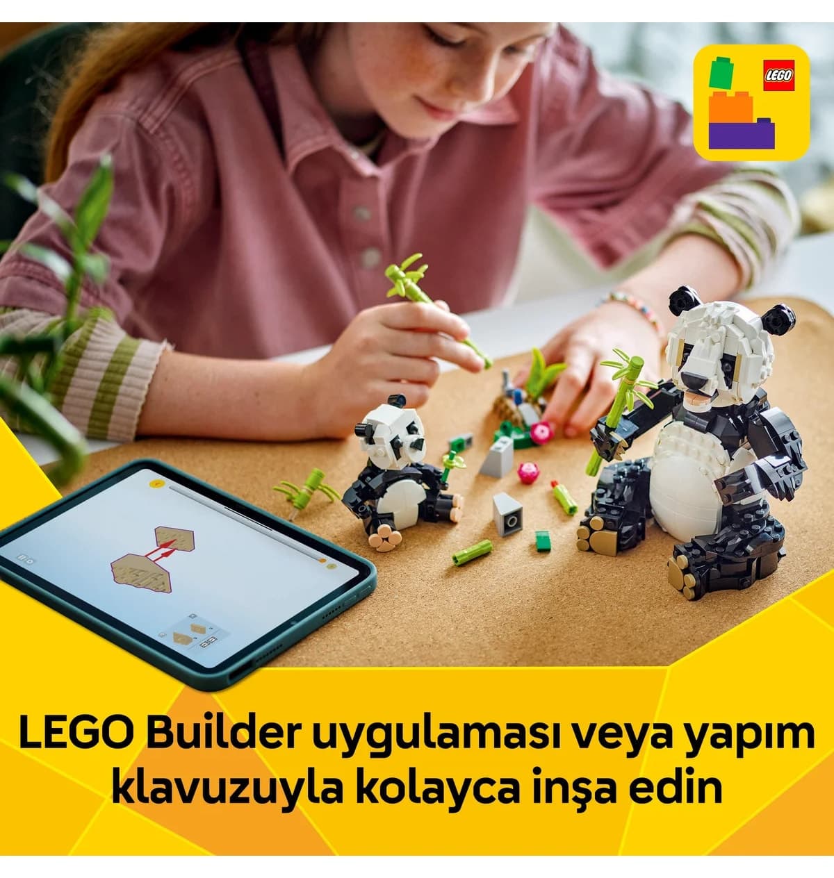 لگو Creator 3 in 1 خانواده پاندا مدل 31165 626 قطعه لگو Creator 3 in 1 خانواده پاندا مدل 31165 626 قطعه