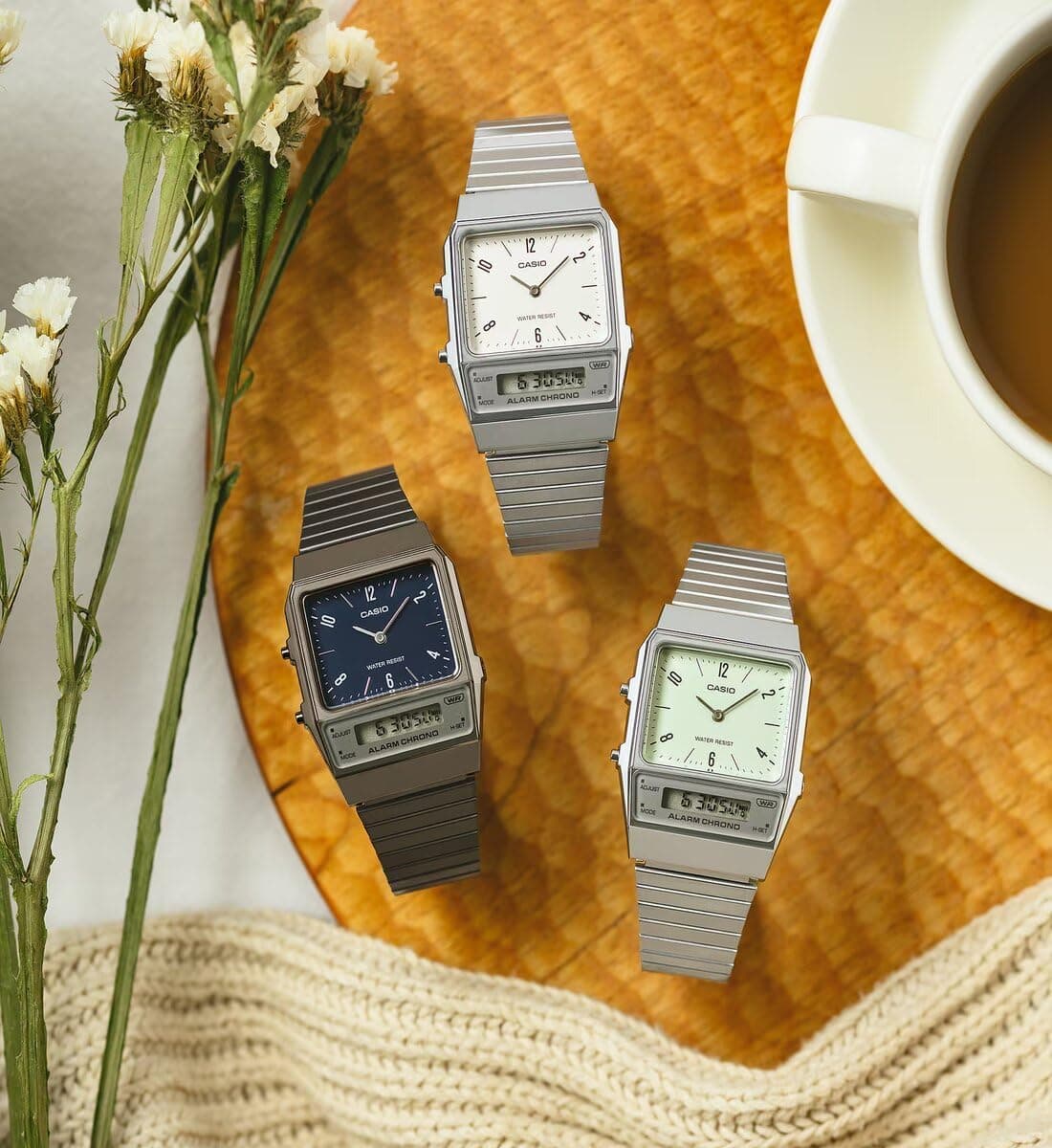 ساعت مچی یونیسکس Casio رترو آنالوگ/دیجیتال خاکستری مدل AQ-800E-7A2DF ساعت مچی یونیسکس Casio رترو آنالوگ/دیجیتال خاکستری مدل AQ-800E-7A2DF