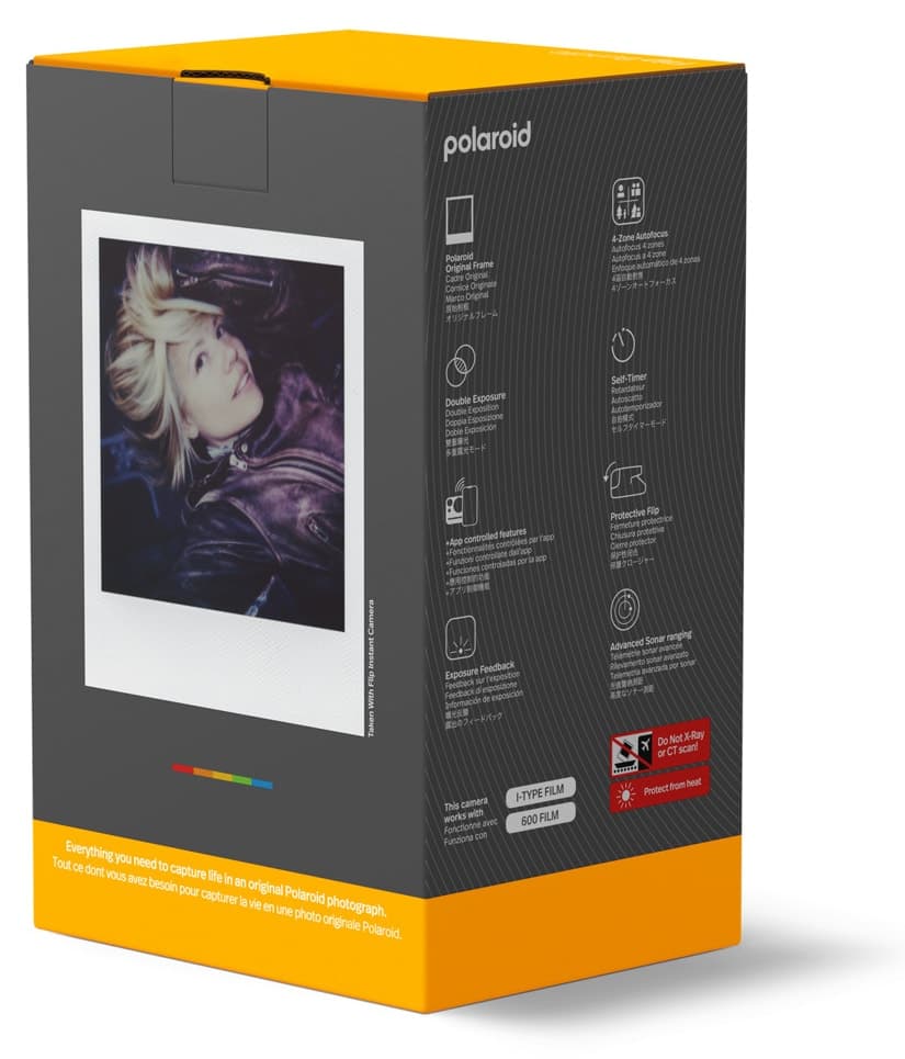 فیلم رنگی Polaroid مشکی بسته FLIP فیلم رنگی Polaroid مشکی بسته FLIP