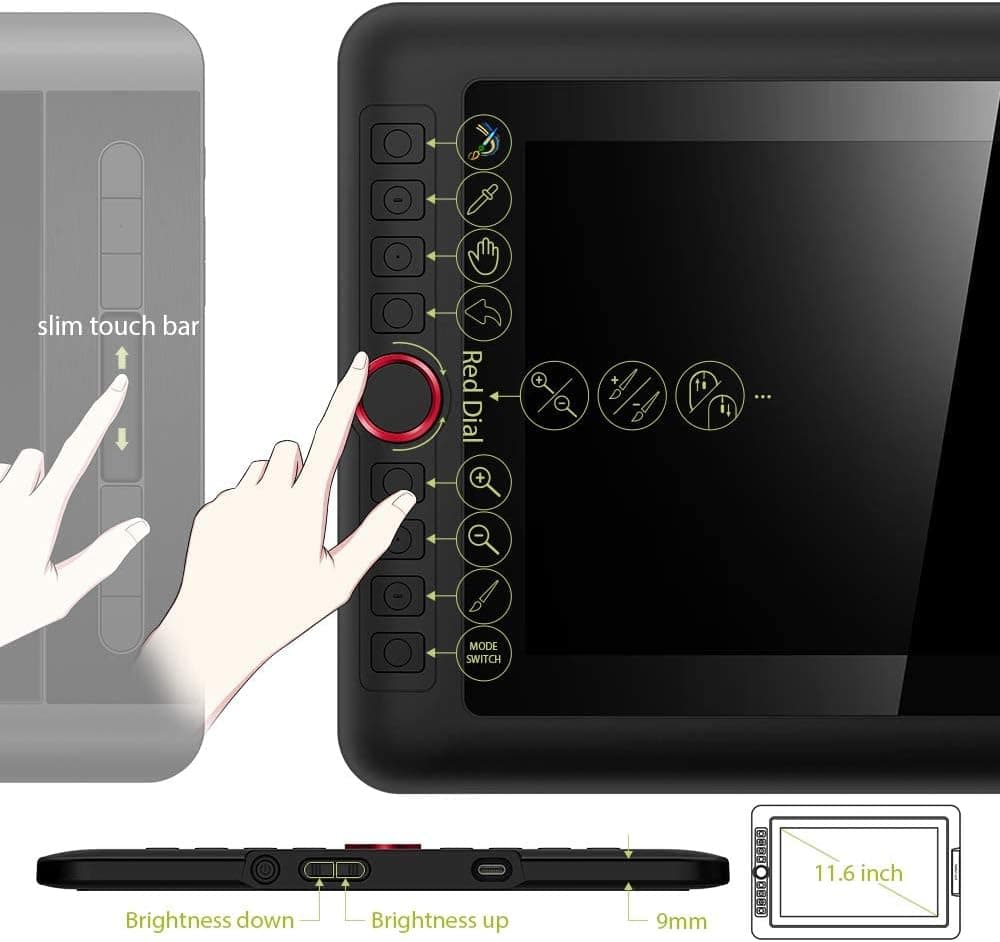 تبلت گرافیکی XP-Pen Artist 12 Pro صفحه تمام لمینیت ۱۱٫۶ اینچی تبلت گرافیکی XP-Pen Artist 12 Pro صفحه تمام لمینیت ۱۱٫۶ اینچی