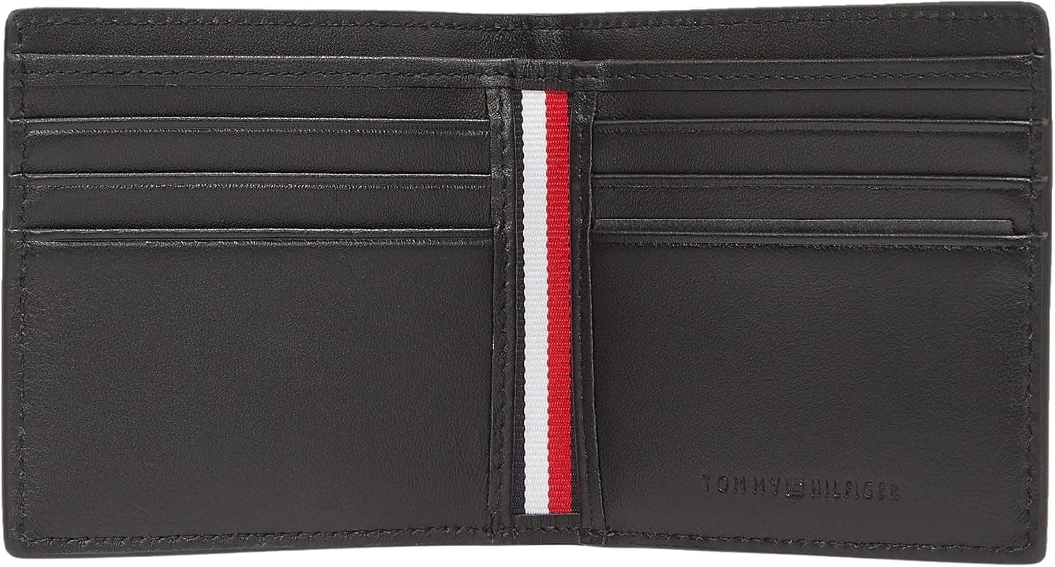 کیف پول مردانه Tommy Hilfiger مدل TH Corp Mini CC مشکی OS کیف پول مردانه Tommy Hilfiger مدل TH Corp Mini CC مشکی OS