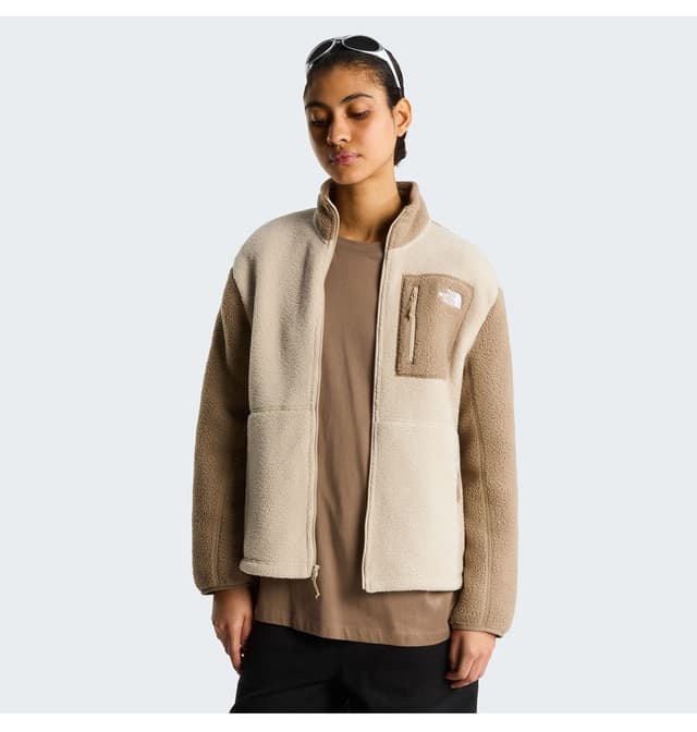 پولار زنانه The North Face مدل Yumiori Full Zip قهوهای پولار زنانه The North Face مدل Yumiori Full Zip قهوهای