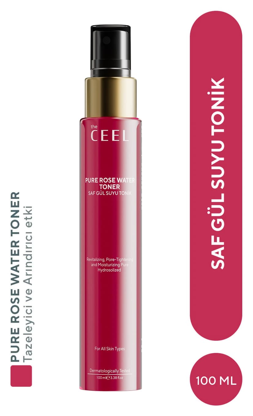 تونر آب گل خالص The Ceel سفتکننده و پاککننده منافذ 100 ml تونر آب گل خالص The Ceel سفتکننده و پاککننده منافذ 100 ml