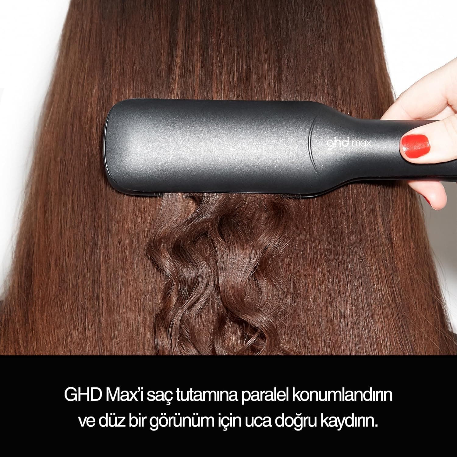 اتو و حالتدهنده مو ghd Max با صفحات پهن مشکی اتو و حالتدهنده مو ghd Max با صفحات پهن مشکی