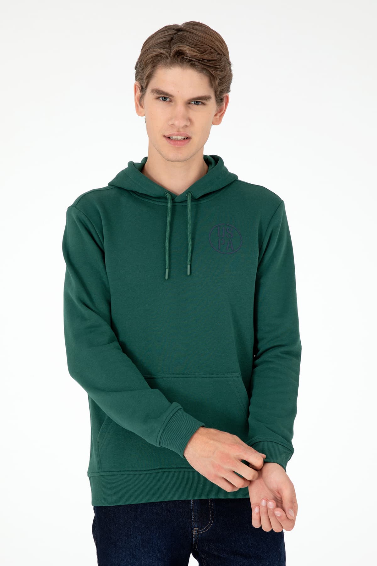 سویشرت مردانه U.S. Polo Assn. سبز تیره مدل 50293361-VR079 سویشرت مردانه U.S. Polo Assn. سبز تیره مدل 50293361-VR079