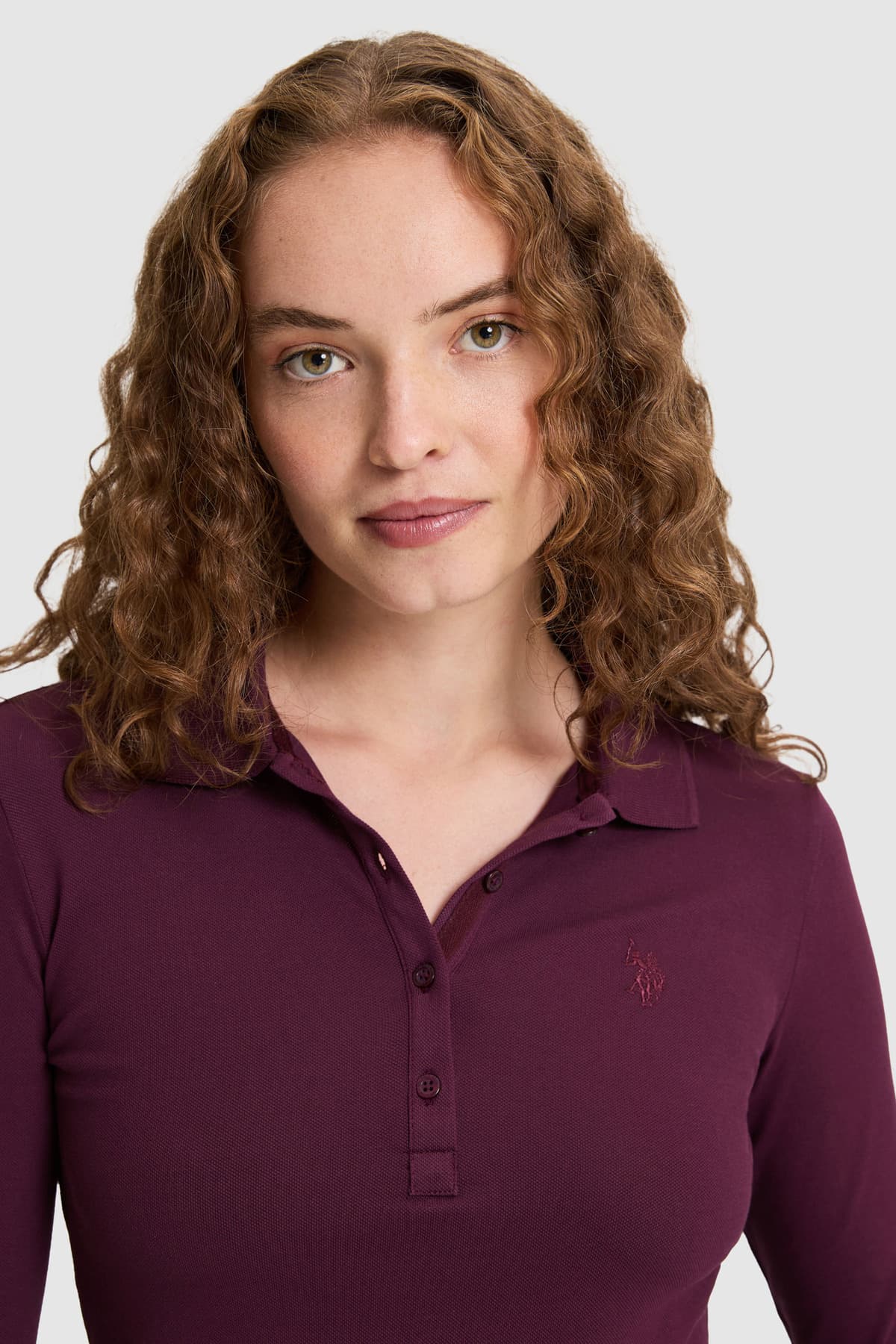 سوئیشرت زنانه U.S. Polo Assn. بیسیک زرشکی مدل 50326760-VR180 سوئیشرت زنانه U.S. Polo Assn. بیسیک زرشکی مدل 50326760-VR180