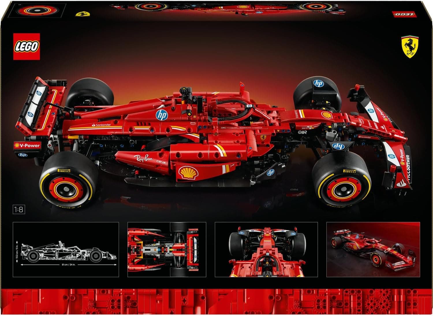 لگو Technic Ferrari SF ماشین فرمول ۱ –24 مدل 42207 لگو Technic Ferrari SF ماشین فرمول ۱ –24 مدل 42207