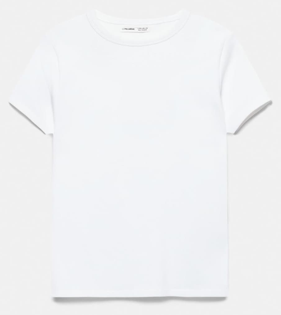 تیشرت زنانه کوتاهآستین Pull & Bear فیت باریک تیشرت زنانه کوتاهآستین Pull & Bear فیت باریک