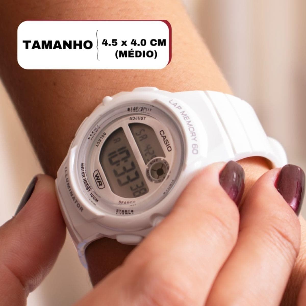 ساعت مچی زنانه Casio دیجیتال سفید مدل LWS-1200H-7A1VDF ساعت مچی زنانه Casio دیجیتال سفید مدل LWS-1200H-7A1VDF