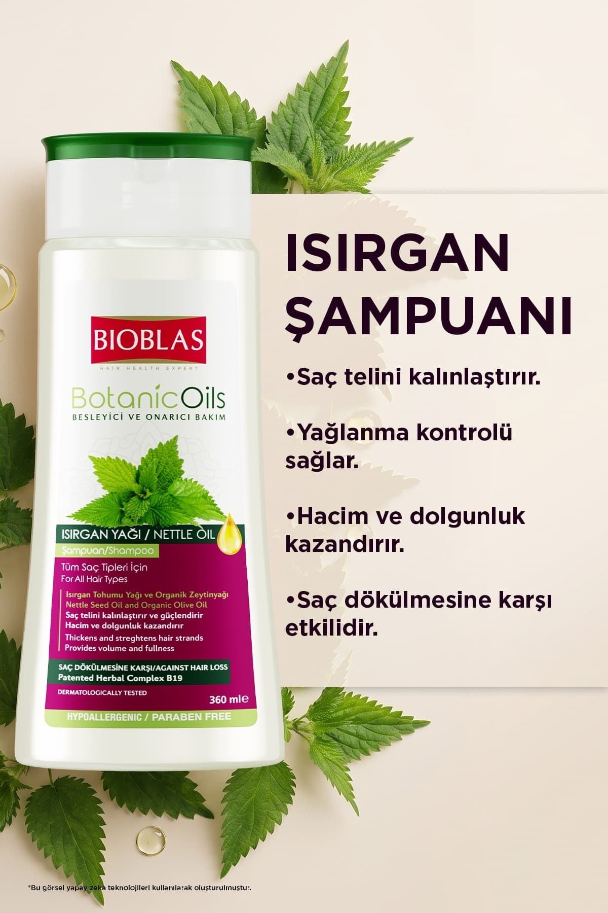 شامپو زنانه Bioblas روغن گزنه تقویتکننده ضد ریزش ضد چرب 360 ml شامپو زنانه Bioblas روغن گزنه تقویتکننده ضد ریزش ضد چرب 360 ml