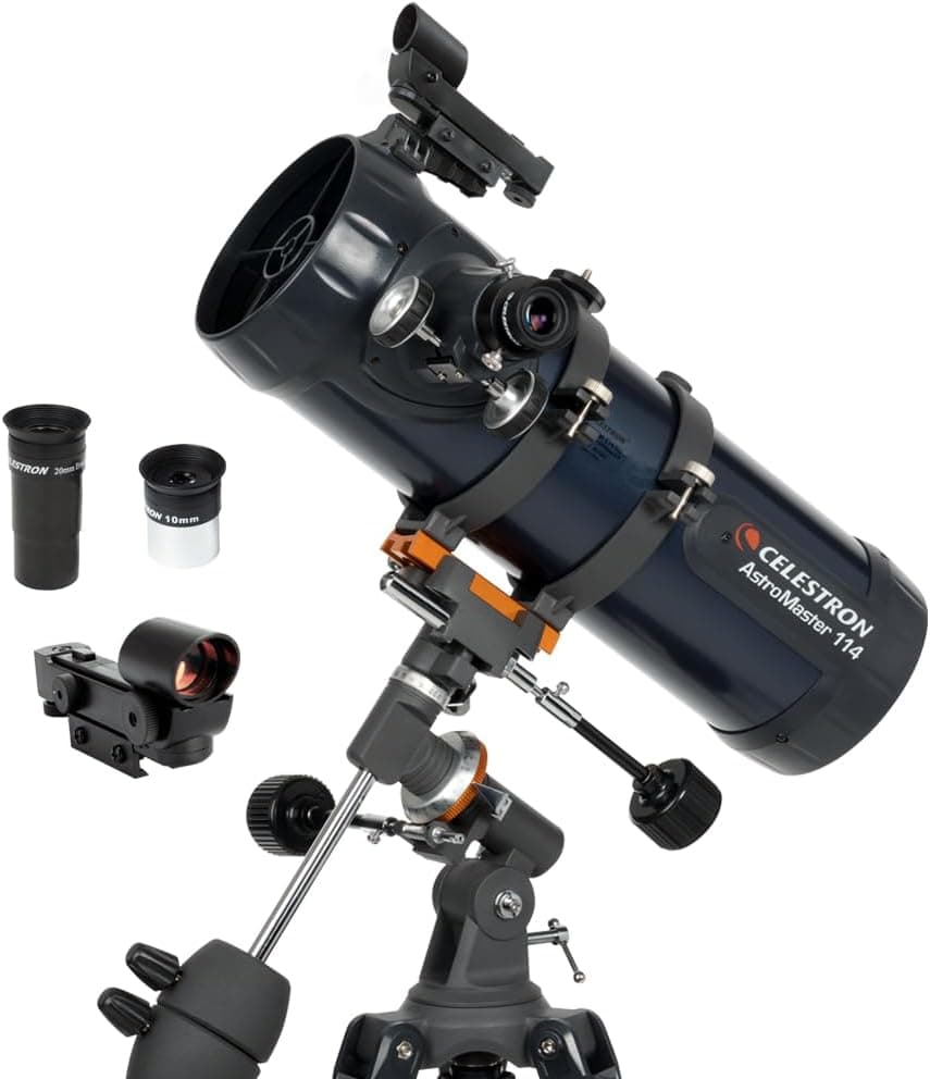 تلسکوپ Celestron نیوتنی بازتابی کامپیوتری قابل حمل مدل 31145 NexStar 130SLT خاکستری تلسکوپ Celestron نیوتنی بازتابی کامپیوتری قابل حمل مدل 31145 NexStar 130SLT خاکستری