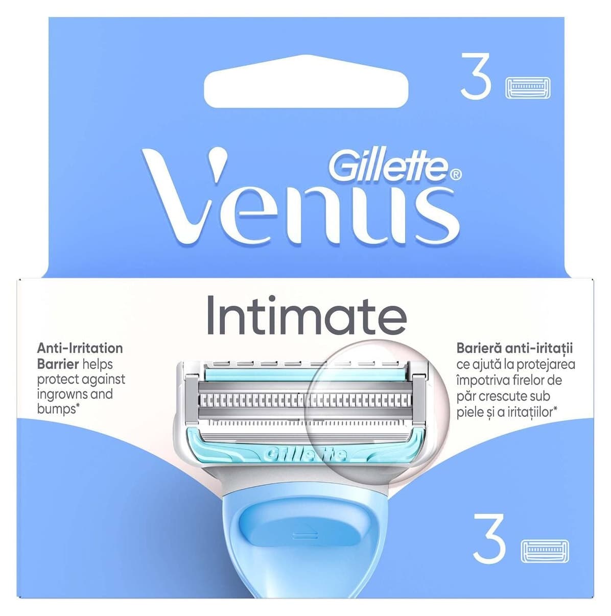 تیغ یدک اصلاح زنانه Gillette Venus مخصوص ناحیه تناسلی بسته 3 عددی تیغ یدک اصلاح زنانه Gillette Venus مخصوص ناحیه تناسلی بسته 3 عددی