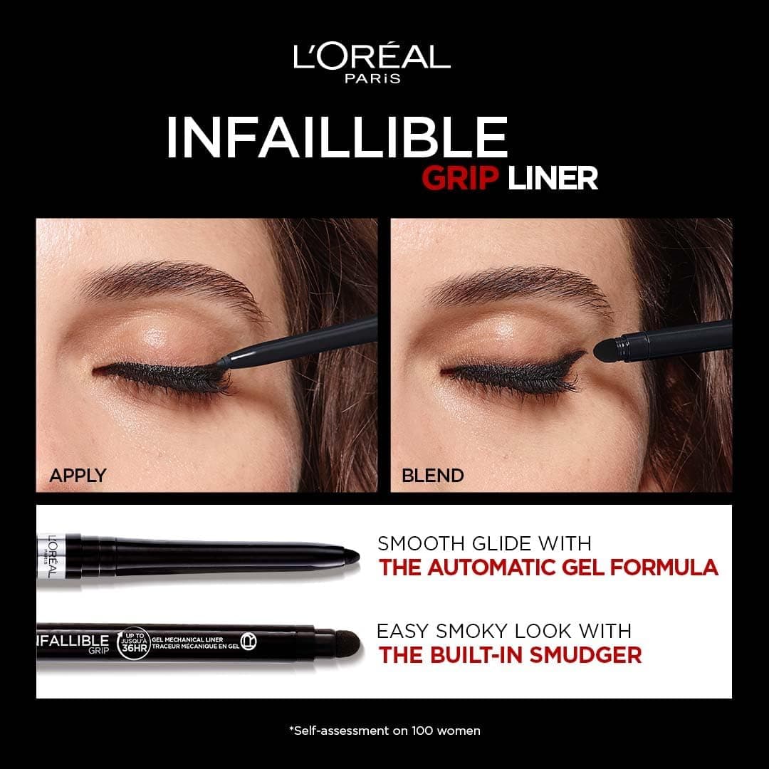 مداد چشم ژلی اتوماتیک قهوهای L'Oreal Paris مداد چشم ژلی اتوماتیک قهوهای L'Oreal Paris