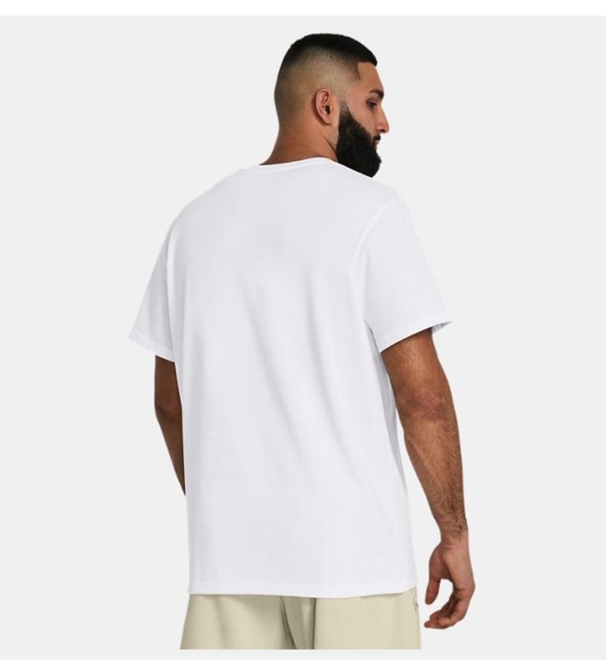 تیشرت مردانه Under Armour آستین کوتاه UA Heavyweight Left Chest PATCH مدل 1382902-100 تیشرت مردانه Under Armour آستین کوتاه UA Heavyweight Left Chest PATCH مدل 1382902-100