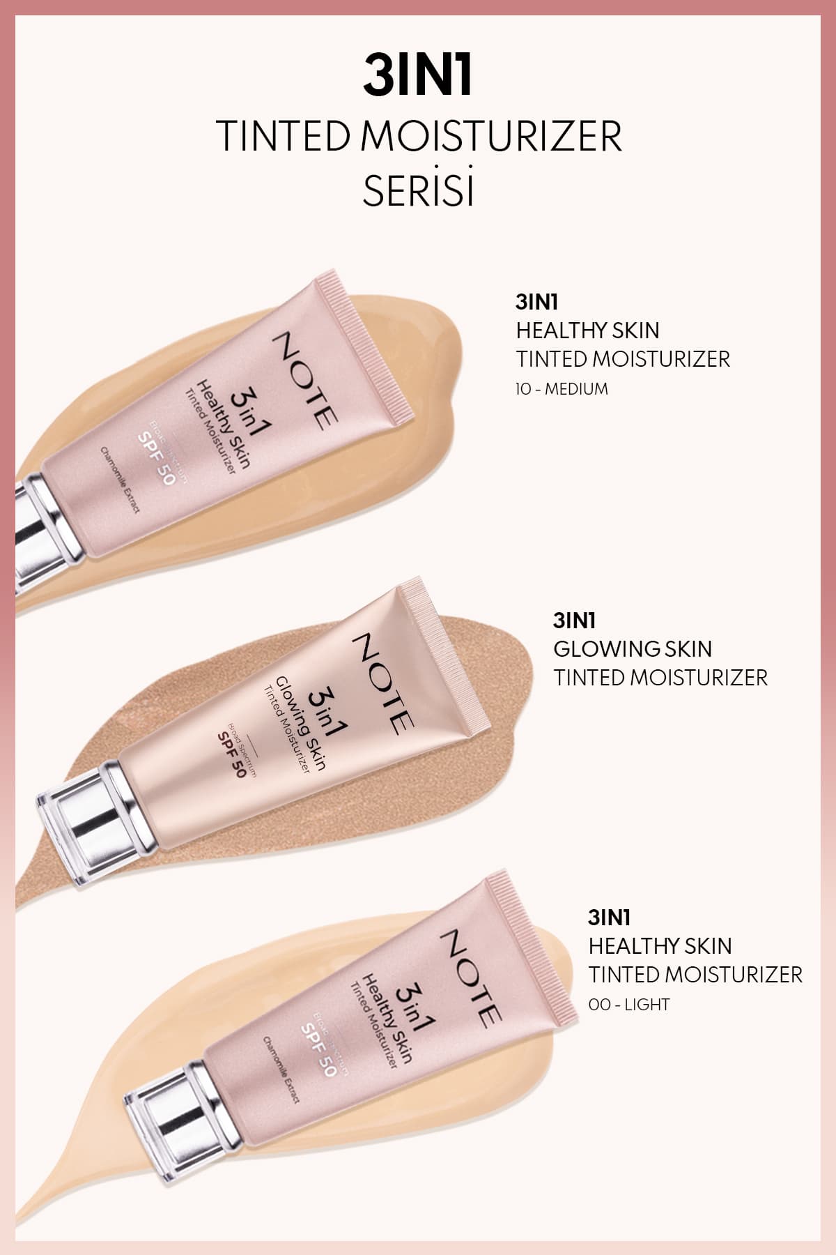کرم مرطوبکننده رنگی سبک SPF 50 Note Cosmetics Healthy Skin سهکاره، یکدستکننده و روشنکننده رنگ پوست، رنگ 00 روشن کرم مرطوبکننده رنگی سبک SPF 50 Note Cosmetics Healthy Skin سهکاره، یکدستکننده و روشنکننده رنگ پوست، رنگ 00 روشن