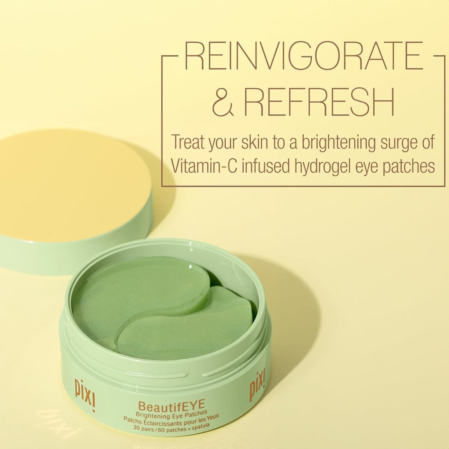 پچ زیر چشم Pixi روشنکننده با ویتامین C BeautifEYE 30pairs پچ زیر چشم Pixi روشنکننده با ویتامین C BeautifEYE 30pairs