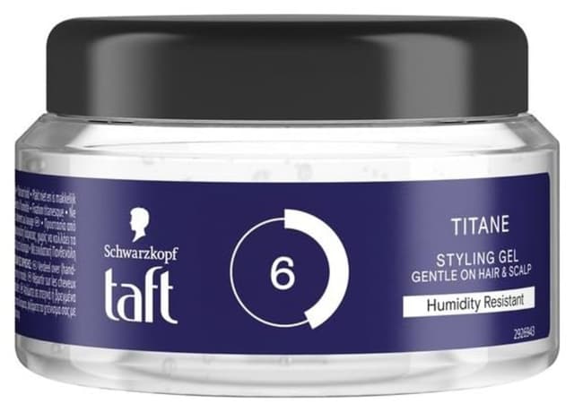 ژل حالتدهنده مو Taft Titane 250 ml نگهدارنده فوققوی No: 6 ضد رطوبت ژل حالتدهنده مو Taft Titane 250 ml نگهدارنده فوققوی No: 6 ضد رطوبت