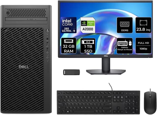 ایستگاه کاری رومیزی Dell Pro Max T2 با پردازنده Core Ultra 9 285 مدل FCT22508P596 ایستگاه کاری رومیزی Dell Pro Max T2 با پردازنده Core Ultra 9 285 مدل FCT22508P596